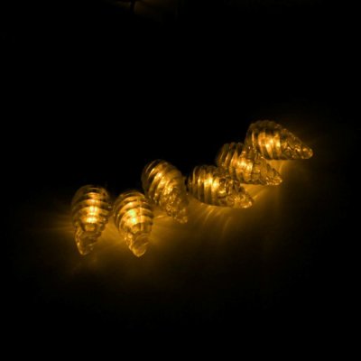 Гирлянда "Метраж" улич. с насад. "Растаявший лёд" 5 м, Н.Т. LED-40-220V, фиксинг, ЖЕЛТЫЙ 