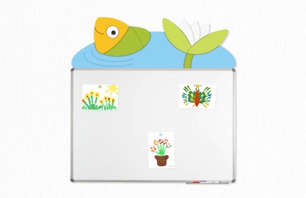 Декорация для магнитной доски 120х90см "Рыбка"