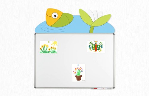 Декорация для магнитной доски 120х90см "Рыбка"