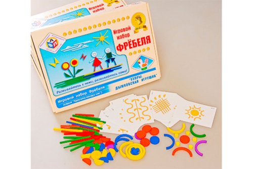 Игровой набор Фребеля "Узоры. Дымковская игрушка" (серия "Красота вокруг нас")