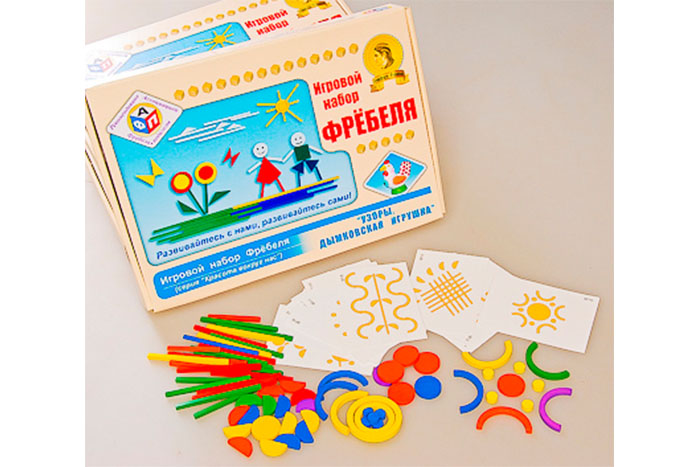 Игровой набор Фребеля "Узоры. Дымковская игрушка" (серия "Красота вокруг нас")